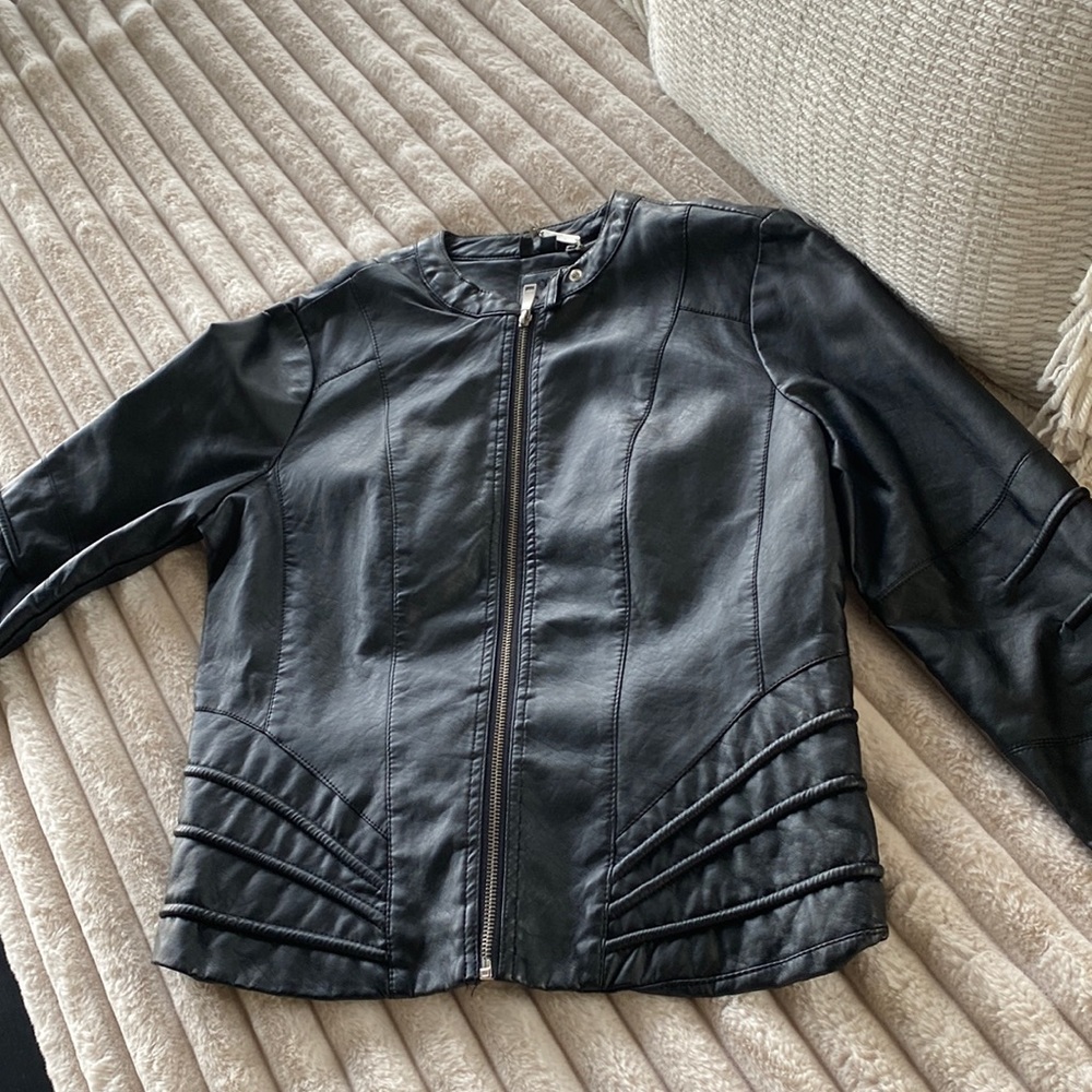 Leather jacket (worn only twice)